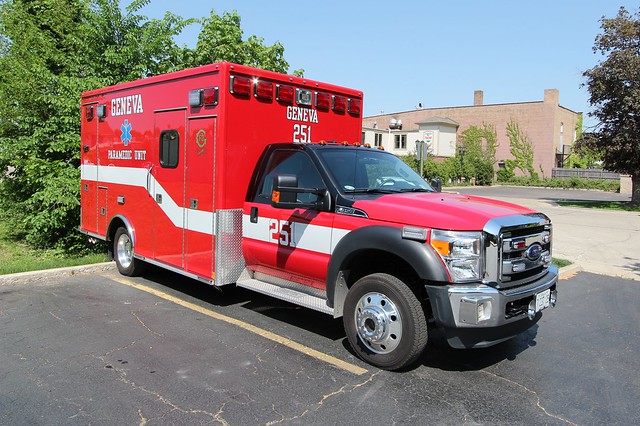 ambulance fordf450 superduty genevafiredepartment medic251