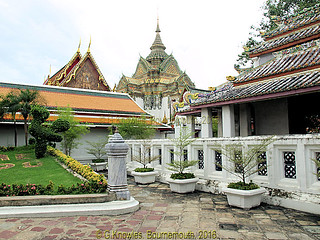 Bangkok, Phra Nakhon District,Sanam Chai road, Wat Pho Temple, Bangkok, Thailand.