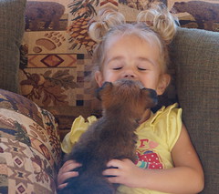 Ava and puppy 6