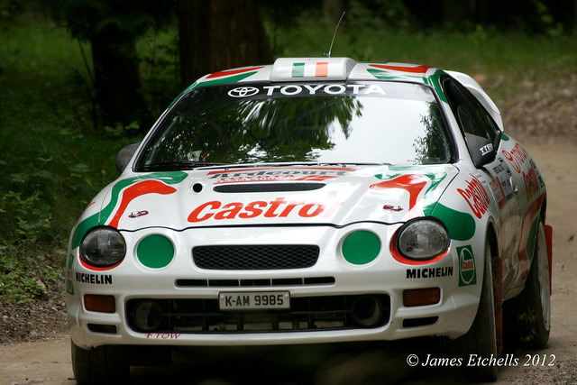 toyota celica gt four st205 1995 wrc world rally championship rallying 2012 goodwood festival speed