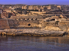 Sailing into Valletta, Malta
