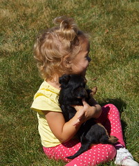 Ava and puppy 15