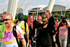 Pussy Riot Superheroes Freeze Flashmob