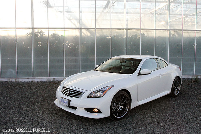 auto white car japan japanese automobile convertible import luxury roadster infinitig37ipl ©2012russellpurcell