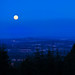 Full moon over the Willamette Valley
