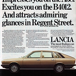 Lancia Gamma advert