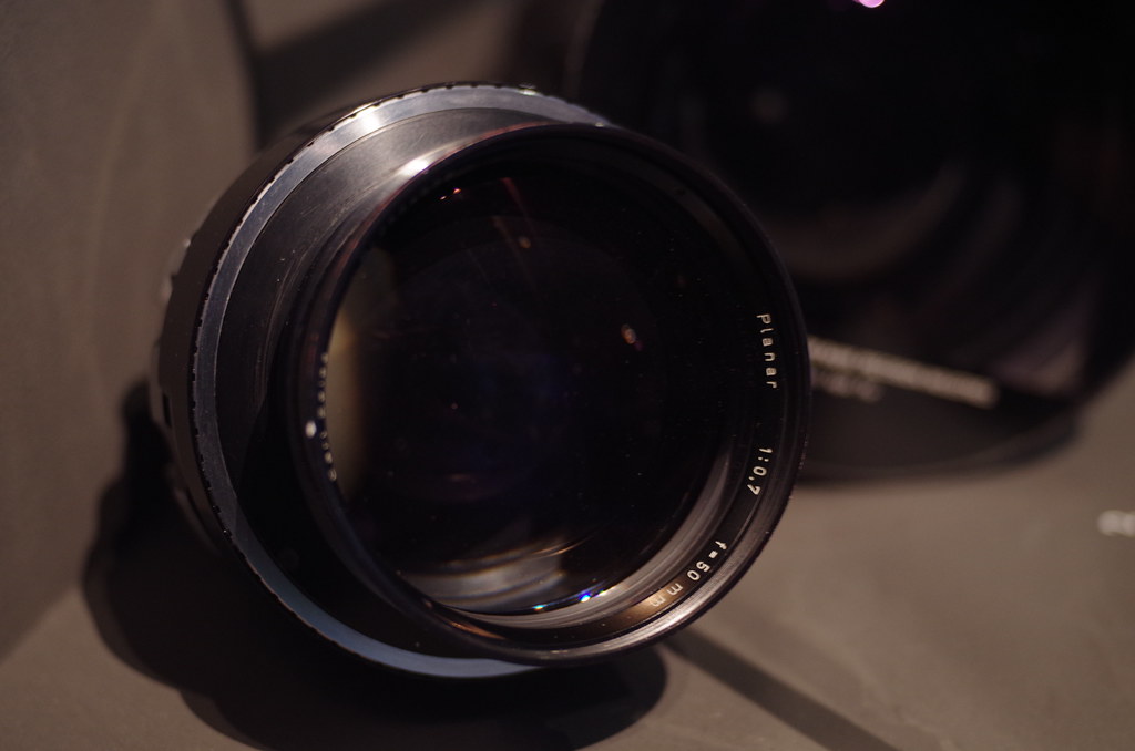 Kubrick's f0.7(!) lens used for the candlelit scenes in "Barry Lyndon"