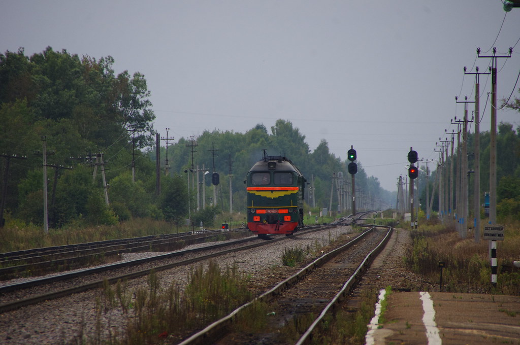 : RZD M62-1629 Knyaziy Gory station
