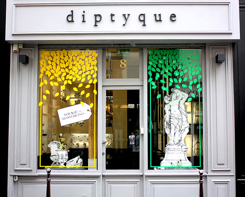 Vitrines Diptyque - Paris, juillet 2012