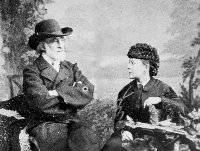 1878 Auguste Guyard ai ferch / and daughter, Annette , 2 Rock Terrace