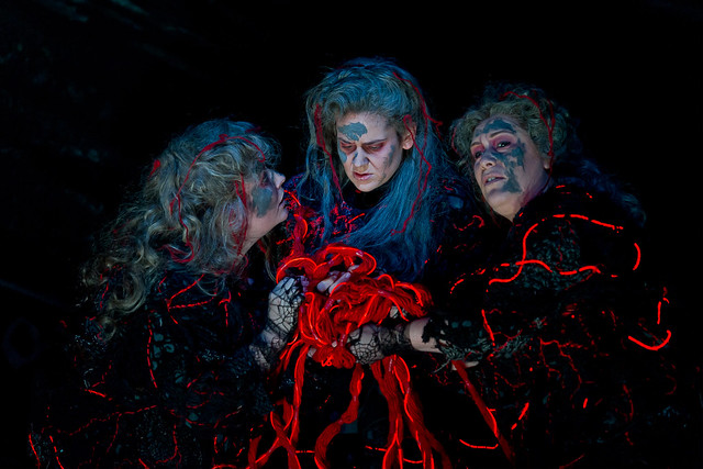 Maria Radner, Karen Cargill and Elisabeth Meister as Norns  in Götterdämmerung © Clive Barda/ROH 2012