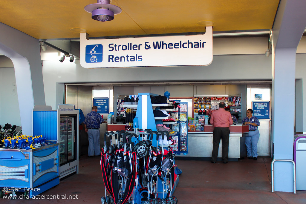 Stroller and Wheelchair Rentals at Disney Character Central