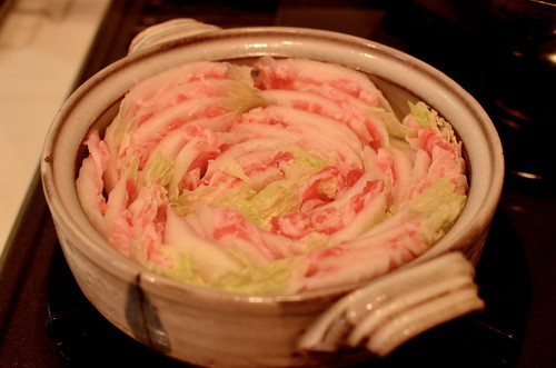 白菜と豚バラ肉の重ね鍋