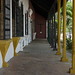Uno dei tanti bei porticati degli edifici coloniali di Mompox