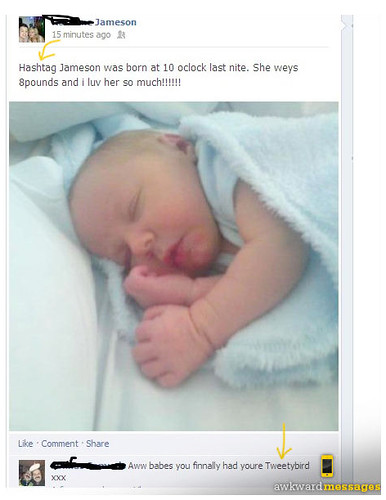 A newborn baby named ?Hashtag? by Photo Giddy, on Flickr