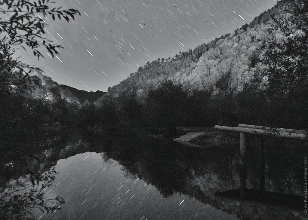 : Night Pond in the Caucasus