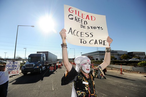 Drug Pricing Forum and Protest in Foster City at Gilead HQ