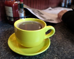 Coffee in Yellow Mug
