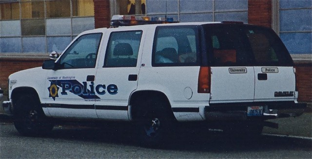 chevrolet vintage tahoe 1998 suv patrol supervisor uwpd universityofwashingtonpolicedepartment
