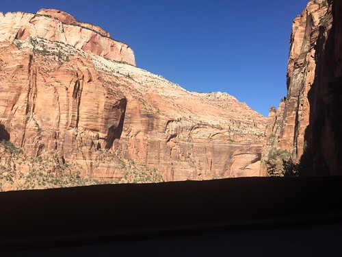 View from the tunnel in Zion ©  joannapoe