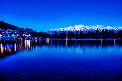 Queenstowns Blue Mountains - New Zealand at the Blue Hour