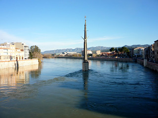 Ebro river at Tortosa