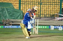 Vijay Zol during batting practice
