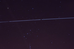 ISS passing through Orion