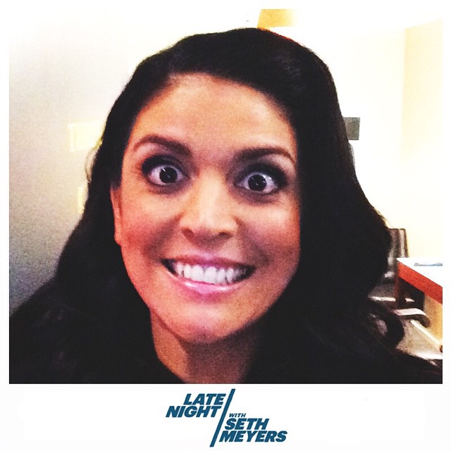 #SNL’s CECILY STRONG is here and very excited to be on tonight’s #LNSM!