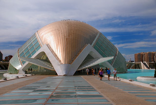 Modern Architecture in the City of Arts and Sciences in Valencia