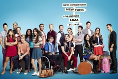 Tous réunis pour la saison 4 de <a href="fiche-serie-tv-glee" itemprop="name">Glee</a>.