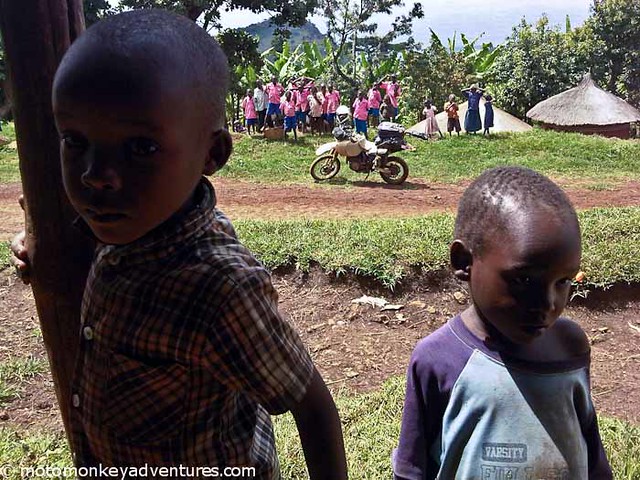 Curious Children, Mt Elgon