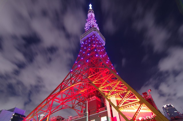 東京タワー FIFA U-20女子ワールドカップジャパン2012応援ダイヤモンドヴェール　The Tokyo Tower