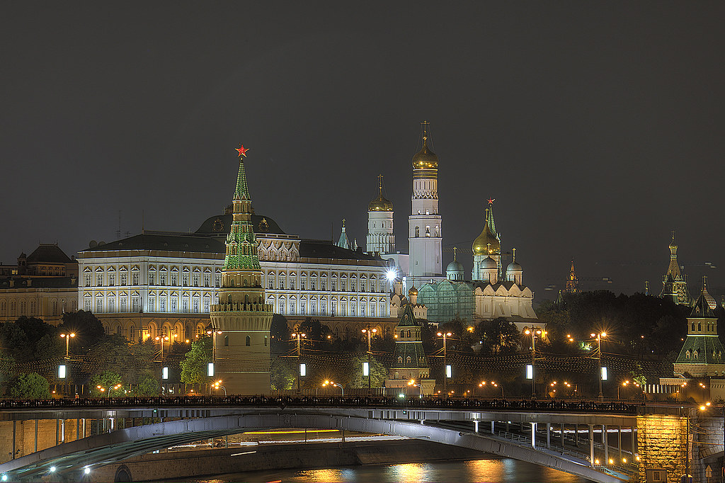 : Moscow Kremlin at night