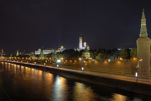 Moscow Kremlin at night ©  Pavel 