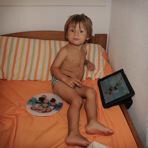 Boy and iPad ©  Evgeniy Isaev