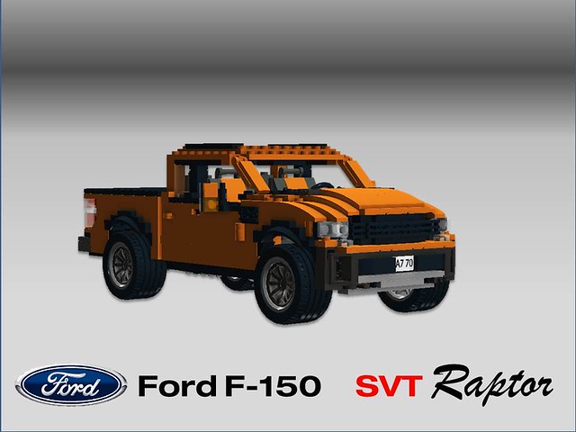 auto 58th terrain usa ford america truck jumping model lego offroad render dune pickup f150 raptor baja challenge v8 60th cad lugnuts svt moc ldd miniland lego911 orderbynumbers