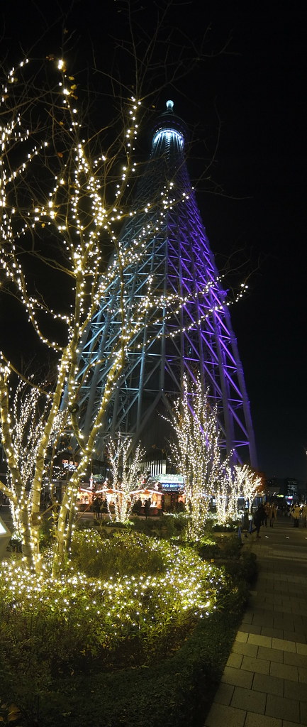 Tokyo Skytree illumination night