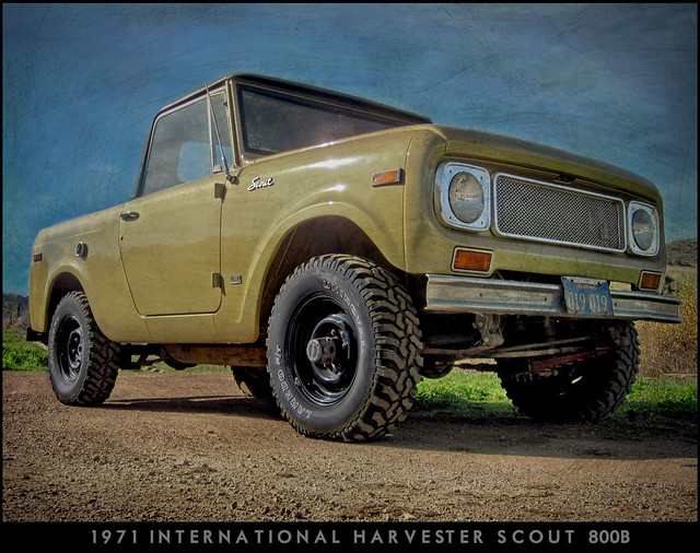 classic texture 1971 jeep offroad 4x4 farm scout international americana harvester binder ihc 800b