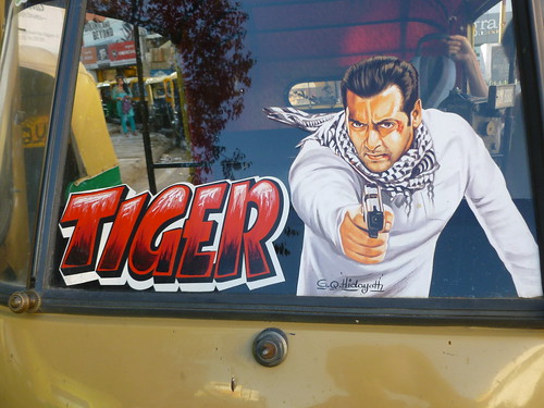 Salman Khan in an Auto Window