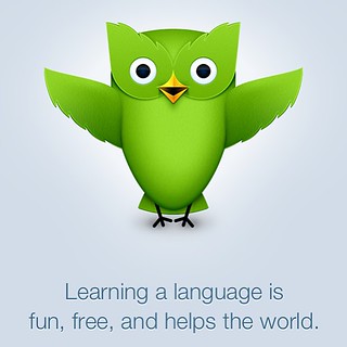 www.duolingo.com (appen) är min nya lilla hobby.