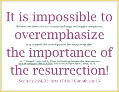 Importance of the resurrection