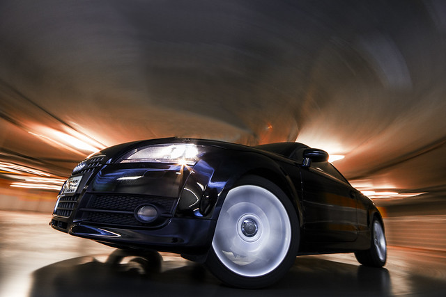 longexposure cars underground carpark auditt lightstreaks automotivephotography rigshot