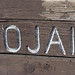 OJAI wood sign