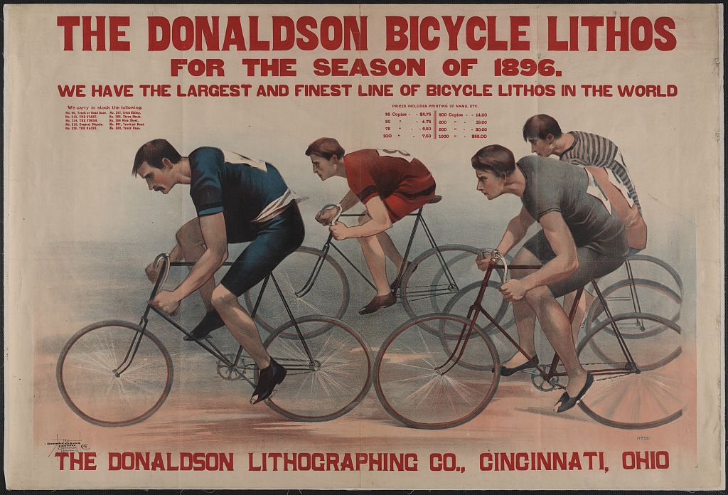 : Donaldson Bicycle Lithos [of 1896]