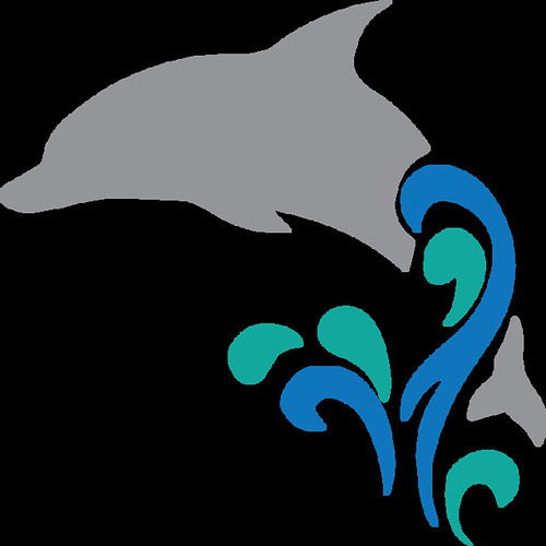 dolphin with water