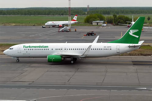 Turkmenistan Airlines, EZ-A015, Boeing 737-82K ©  Anna Zvereva