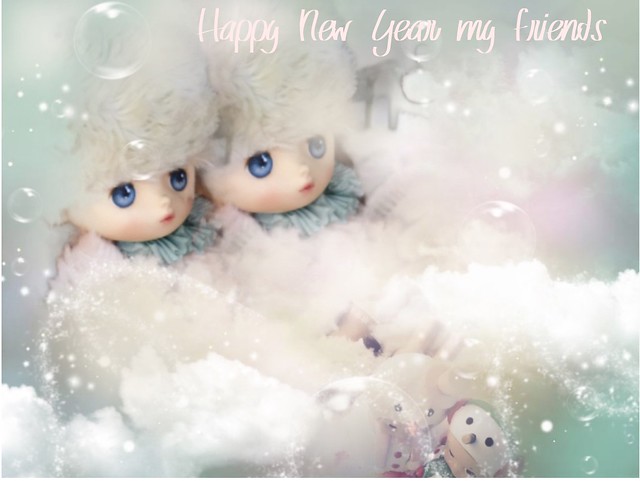 Bonne et heureuse année à mes amis  Happy New Years my friends  Bisous