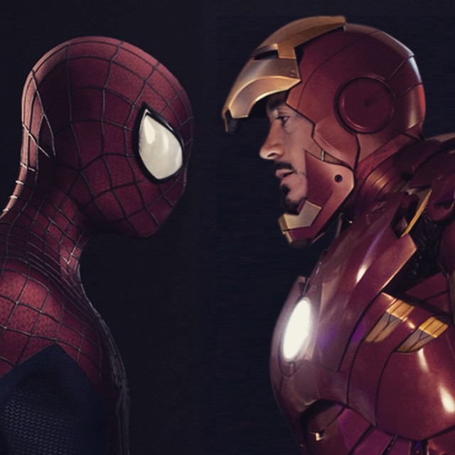 Spider-Man + Avengers = Awesomeness #avengers #Spiderman #ironman #disney #marvel #sony