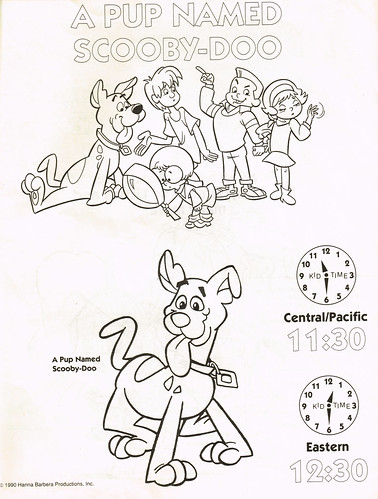 a pup scooby doo coloring pages - photo #12